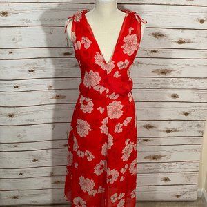Vince Camuto Floral Maxi Dress Size 16 NWOT